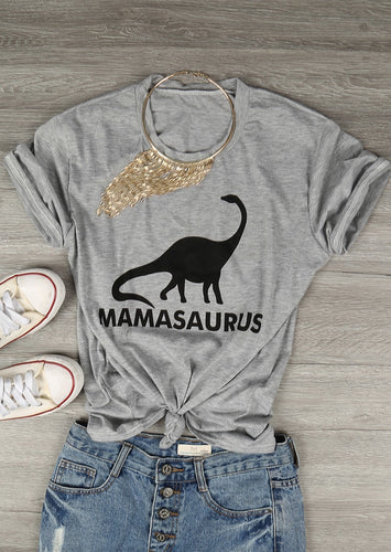 Mamasaurus Dinosaur T-Shirt