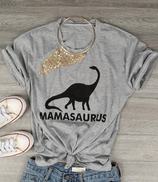 Mamasaurus Dinosaur T-Shirt