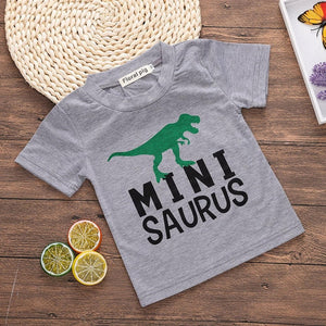 2018 Family Tshirt Cartoon Dinosaur Shirt