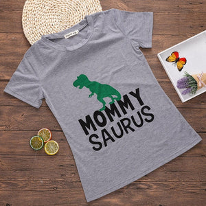 2018 Family Tshirt Cartoon Dinosaur Shirt