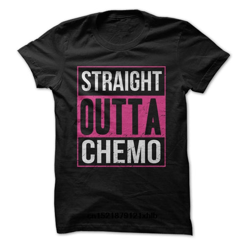 Fight Cancer - Straight Outta Chemo tshirt women