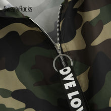 Load image into Gallery viewer, SweatyRocks Camo Print Hoody