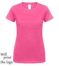 Load image into Gallery viewer, GILDAN Fight Cancer Fight Tshirt FAITH LOVE HOPE Pink Ribbon