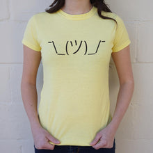 Load image into Gallery viewer, Shrugging Emoji T-Shirt (Ladies)